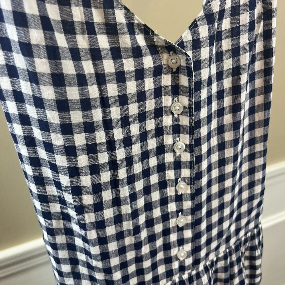 NWOT Old Navy Tiered Gingham Printed Maxi Cami Swing Dress - Large - Picture 3 of 8